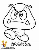 Coloring Mario Pages Bros Goomba Toad Super Drawing Clipart Brothers Character Luigi Printables Popular Besuchen Colouring Party Library Azcoloring Choose sketch template