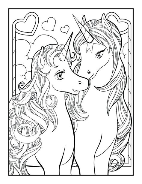 valentine unicorn coloring pages mokasinkk