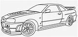 Pages Skyline R34 Gtr Coloring Nissan Outline Drawing Gt Nismo Colouring Pngkey Sky 2005 Deviantart Transparent Template Lien Search Find sketch template