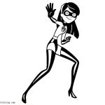 violet parr  incredibles coloring pages  printable coloring pages