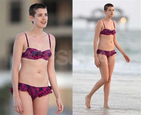 Pictures Of Agyness Deyn In Bikini With New Short Cropped