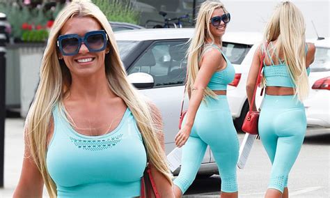 Christine Mcguinness Exhibits Her Hourglass Figure In Tight Turquoise