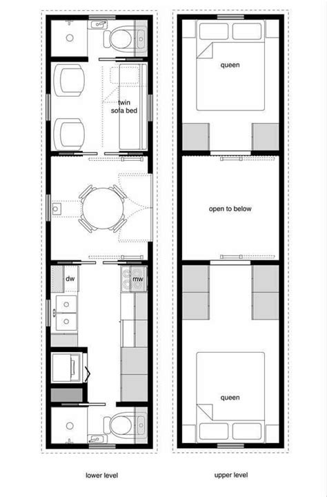bedroom  bath tiny home tiny house layout tiny house design house layouts home design