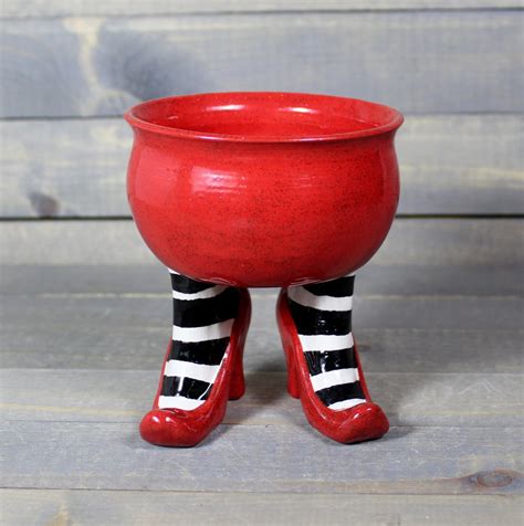 Ceramic Succulent Pot Sex Pot With High Heel And Striped Etsy