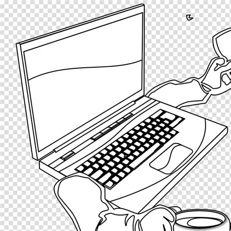 laptop coloring book computer mouse drawing laptop png clipartsky