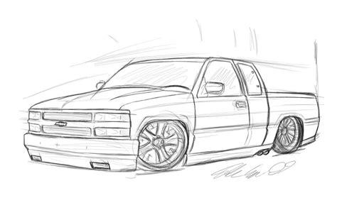 silverado sketch  dazza mate  deviantart