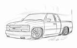 Chevy Drawing Silverado Drawings Sketch 1988 Truck Coloring Ss Mate C10 Deviantart Pages Dazza Template Favourites Experiment Tools Own Digital sketch template
