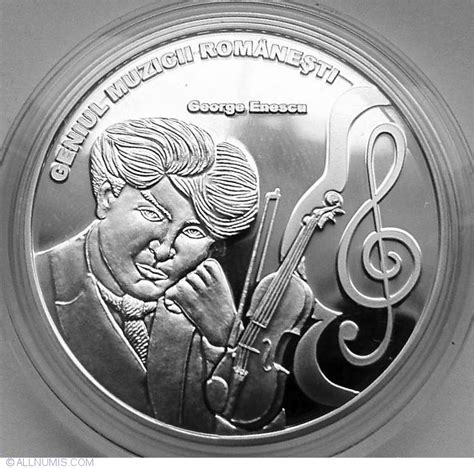 george enescu   commemorative romania medal