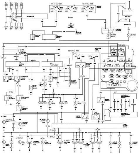 auto wiring diagram   cadillac fleetwood wiring diagram