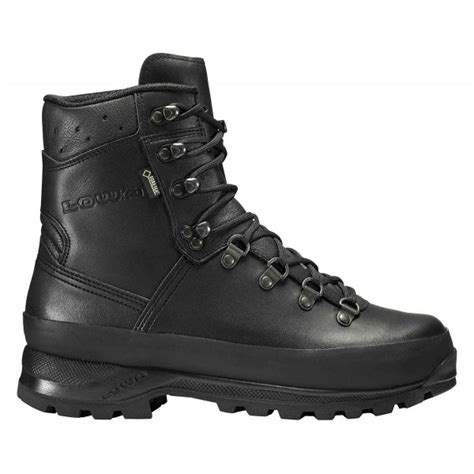 lowa mountain boots black gtx military army leather boots
