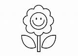 Cartoon Flower Coloring Pages Flowers Colouring Face Kids Book Print Smile Sheets Clipartbest Hagio Graphic Printable Template Walls Classroom Colorir sketch template