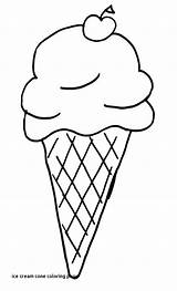 Cone Coloring Getcolorings Ice Cream Color sketch template