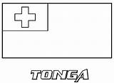 Tonga Flag Coloring Pages Color Book Kids Coloringpagebook Printable Flags Advertisement Uteer sketch template