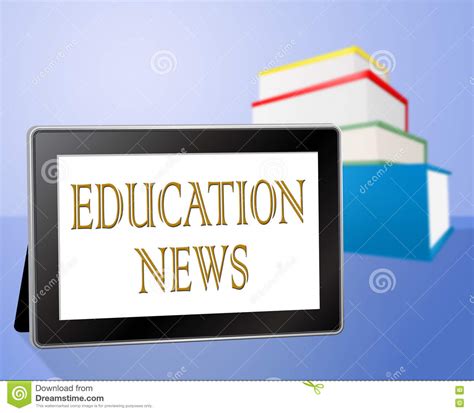education news means social media  book stock illustration