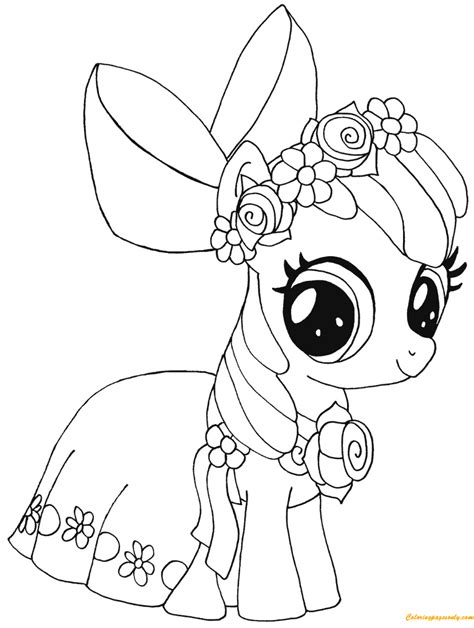 coloring page   pony coloring page book