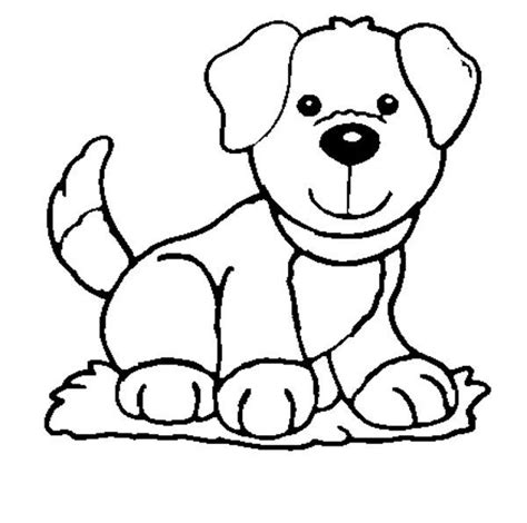 dog coloring pages  kids preschool crafts dog coloring page