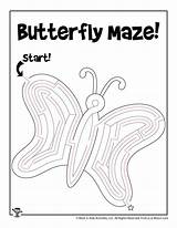 Maze Mazes Puzzles Woojr sketch template