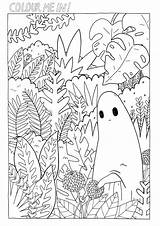 Coloring Pages Ghost Sad Club Adult Para Dibujos Choose Board Cute sketch template