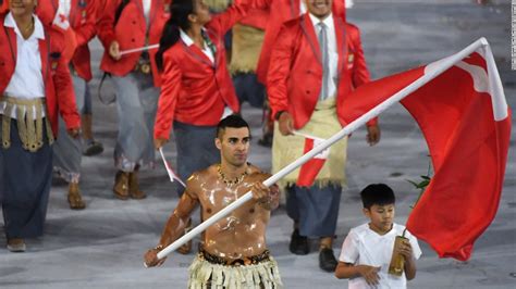 topless tongan olympic flag bearer pita taufatofua switches to snow cnn