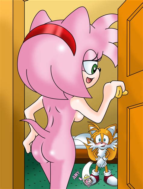 Rule 34 Amy Rose Anthro Ass Blush Color Female Fur Furry
