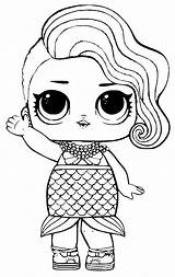 Lol Coloring Pages Dolls Merbaby Em Info Surprise sketch template
