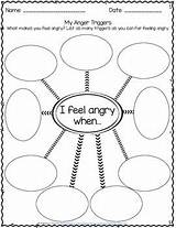 Anger Worksheets Worksheet Management Triggers Identifying Kids Activities Therapy Printable Feelings School Counseling Skills Teenagers Work Coping Teacherspayteachers Emotional Group sketch template