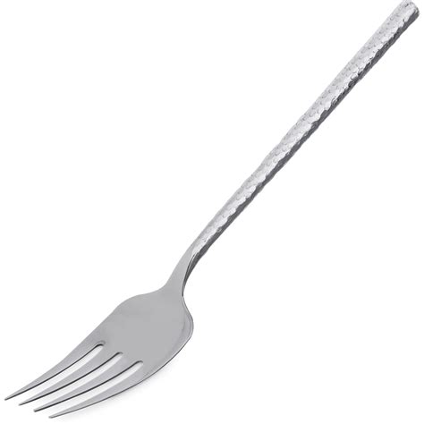 terra cold meat fork  hammered mirror finish stainless steel carlisle