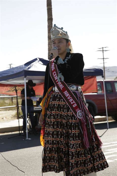 Miss Central Navajo Sings The National Anthem In Her Picryl Public
