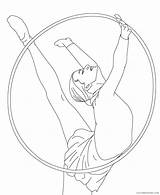 Gymnastics Coloring Pages Coloring4free Uneven Bars sketch template