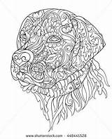 Mandala Mandalas Labrador Ausmalbilder Erwachsene Dessin Colorier Hunde Zentangle Coloriage Retriever Calaveras Puppy Dogs Imprimer Malvorlage Ausmalbild Kostenloses Pinscher sketch template