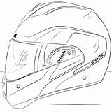 Helmet Coloring Pages Motorcycle Drawing Bike Dirt Motocross Printable Outline Template Colouring Honda Kids Color Drawings Supercoloring Getdrawings Motor Sketch sketch template