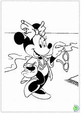 Minnie Dinokids Mouse Coloring Close Disney sketch template