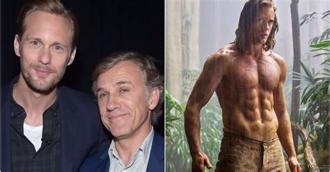 Alexander Skarsgard And Christoph Waltz S Gay Kiss Cut From Tarzan