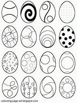 Easter Egg Template Pages Coloring Colouring Eggs Printable Dragon Pattern Multiple Sheet Designs Patterns Drawing Spotted Small Clipart Stencil Kids sketch template