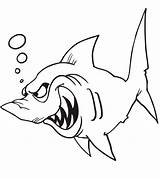 Shark Coloring Pages Great Comments sketch template