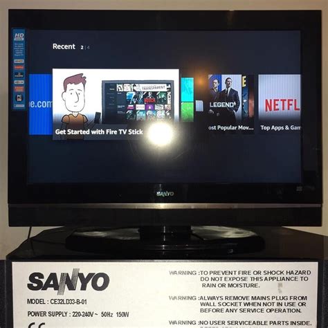 Sanyo Ce32ld33 B 32 Wide Lcd Hd Ready Tv With Freeview In Sheffield