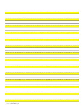 effective highlighted lined paper printable
