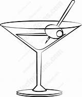 Martini Martinis Afbeeldingsresultaat Olives Getdrawings Vodka Vectorified sketch template