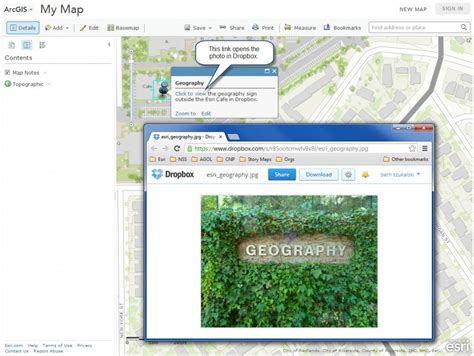 dropbox files  arcgis  web maps