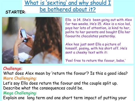 sexting by ec resources teaching resources tes