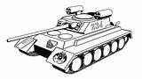 Pages Coloring M4 Getcolorings Tank sketch template