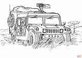 Coloring Hummer Pages Army Skip Main Drawing Printable sketch template