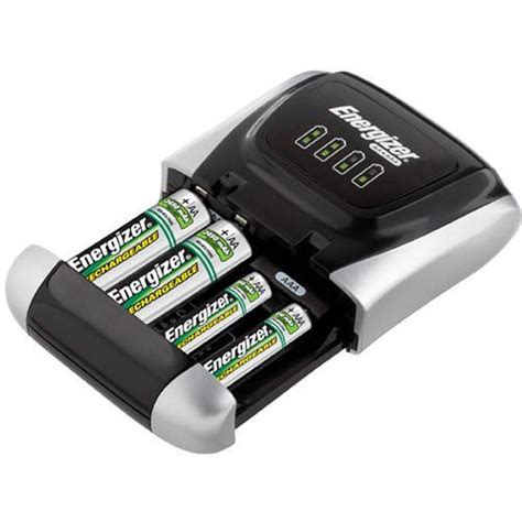 Energizer Compact Charger With 4 Aa Batteries Chdcwb 4 Bandh Photo