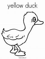 Duck sketch template