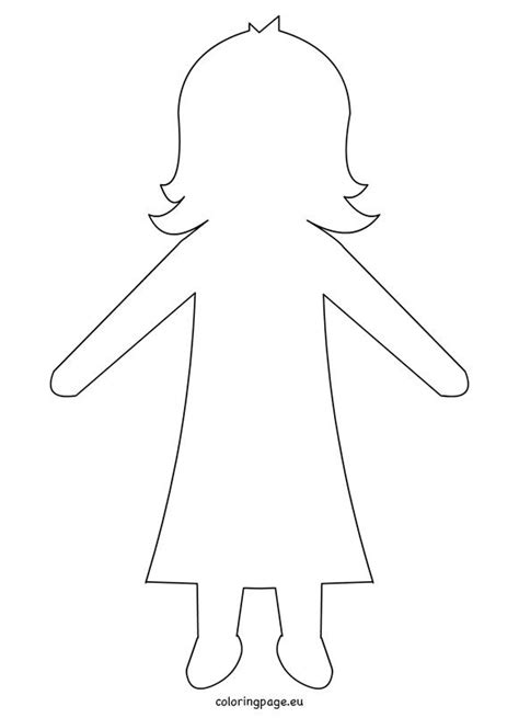 printable girl paper doll template paper doll template paper dolls