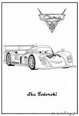 Shu Todoroki Coloriages Cars2 Colorier sketch template