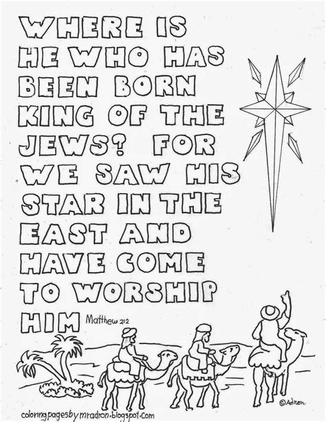 coloring pages  kids   adron christmas star  wise men