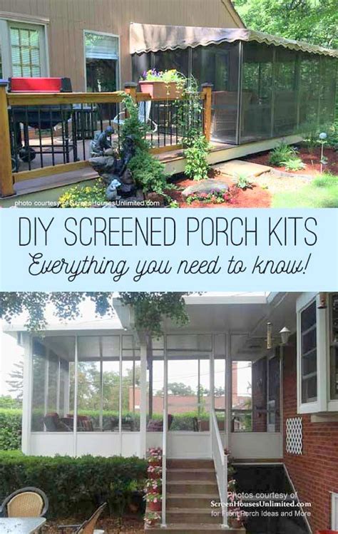 screened porch kits considerations