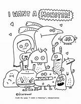Gravel Elise Coloring Pages Monster Menu Main sketch template