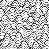 Waves Ocean Coloring Wave Line Pages Drawing Pattern Water Seamless Stock Illustration Vector Color Decorative Style Depositphotos Getcolorings Printable Print sketch template